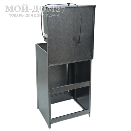 Умывальник с подогревом (Серебро) нерж. мойка | Мой-Дом27 | Объем бака – 17 литров с нагревателем мощностью 1,25 кВт Время нагрева до 60 градусов – 30 минут<br>
 Материал умывальника – сталь толщиной 0,7 мм<br>
 Мойка – нержавеющая сталь<br>
 Кран – металлический<br>
Поставляется в разобранном виде, в коробке 80*54*20 см с ручками